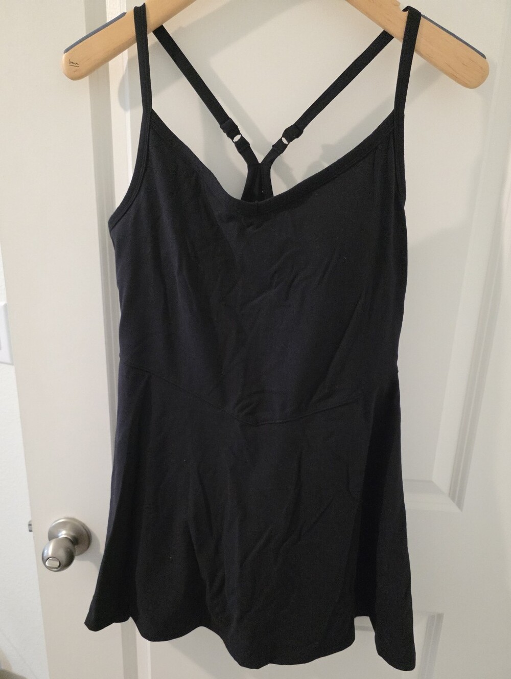 FLX Black Racerback Active Dress With Skort
